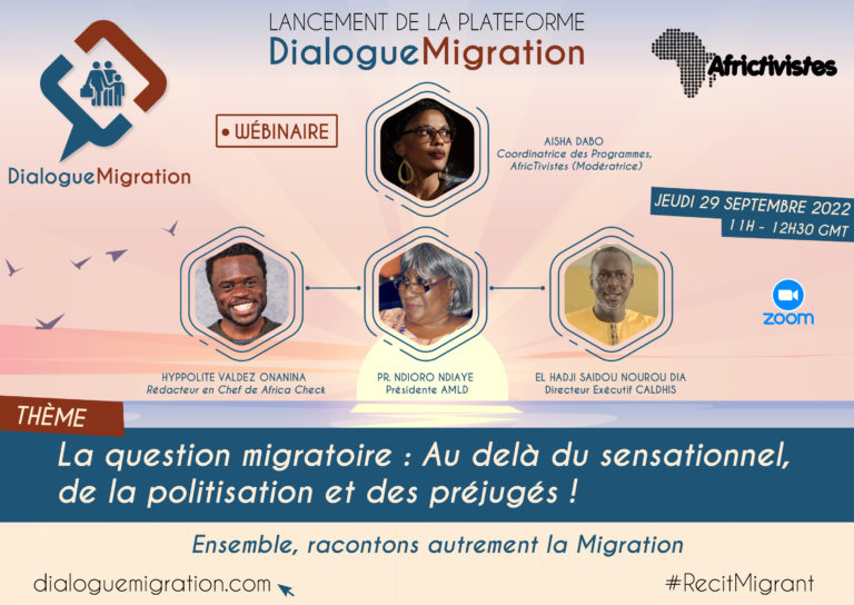 Lancement en ligne de la plateforme Dialogue Migration: Des recommandations pour un narratif plus responsable