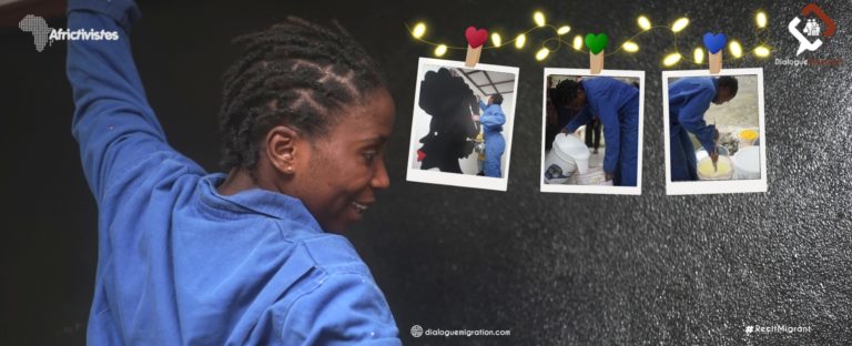 Salima Sudi, artiste peintre et dessinatrice – RD Congo: La fille de Bukavu tisse sa toile à Goma